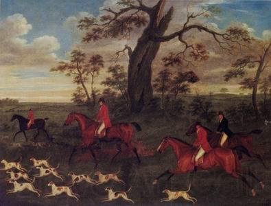 unknow artist Classical hunting fox, Equestrian and Beautiful Horses, 136. France oil painting art